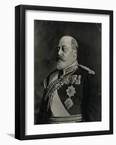 King Edward VII, (Albert Edward, 1841-191), 1904-Valentine & Sons-Framed Giclee Print