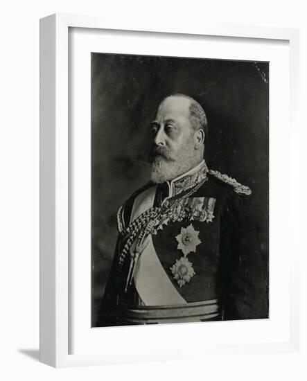 King Edward VII, (Albert Edward, 1841-191), 1904-Valentine & Sons-Framed Giclee Print
