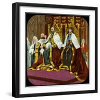 King Edward VII and Queen Alexandra, State Opening of Parliament, Westminster, C1902-1909-null-Framed Giclee Print