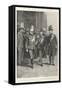 King Edward VII and the Czar at Copenhagen-Amedee Forestier-Framed Stretched Canvas