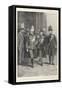 King Edward VII and the Czar at Copenhagen-Amedee Forestier-Framed Stretched Canvas