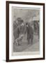 King Edward VII and the Railway Collecting-Dog Tim at Paddington-G.S. Amato-Framed Giclee Print