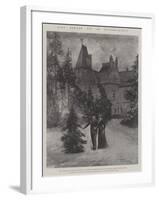 King Edward VII at Friedrichshof-Henry Charles Seppings Wright-Framed Giclee Print