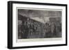 King Edward VII Bidding Farewell to the German Emperor at Charing Cross Station on 5 February-G.S. Amato-Framed Giclee Print