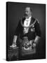 King Edward VII Dressed in Masonic Garb, 1895-null-Stretched Canvas