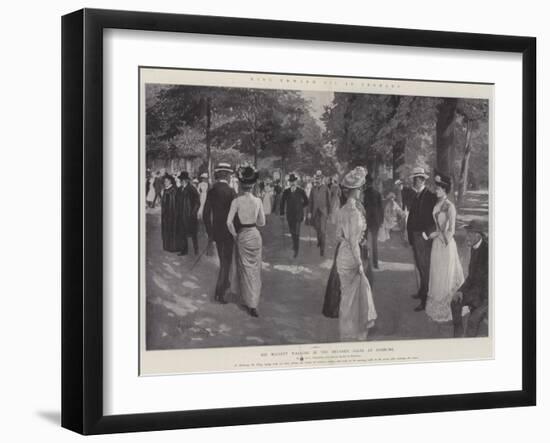 King Edward VII in Germany-Amedee Forestier-Framed Giclee Print