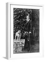 King Edward VII in Scottish Costume-null-Framed Art Print