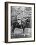 King Edward VII Riding to the Coverts at Sandringham, Norfolk, C1902-C1910-Knights-Whittome-Framed Giclee Print