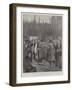 King Edward Vii's First Distribution of Maundy Money at Westminster Abbey on Maundy Thursday-Thomas Walter Wilson-Framed Giclee Print