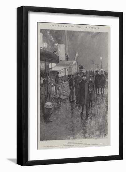 King Edward VII's Visit to Germany-Henry Charles Seppings Wright-Framed Giclee Print