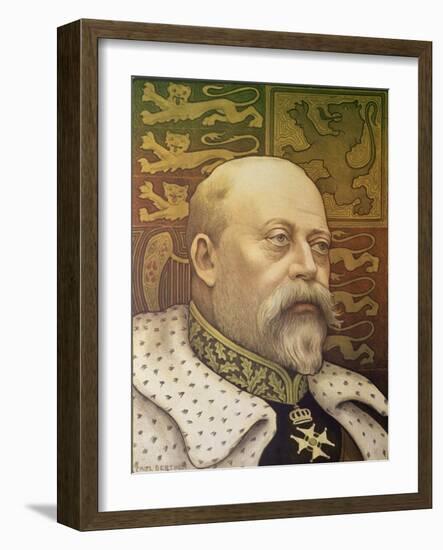 King Edward Vii-Paul Berthon-Framed Giclee Print