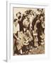 King Edward VIII and Friends Watching Golf at the Open Championships, St. Andrews, 1930S-null-Framed Giclee Print