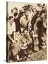 King Edward VIII and Friends Watching Golf at the Open Championships, St. Andrews, 1930S-null-Stretched Canvas