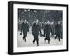'King Edward VIII and his three brothers follow the gun carriage', 1936-Unknown-Framed Photographic Print
