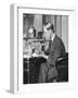 King Edward VIII at Work, 1936-null-Framed Giclee Print