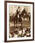 King Edward VIII with the Beaufort Hunt, 1923-null-Framed Giclee Print