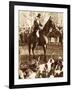 King Edward VIII with the Beaufort Hunt, 1923-null-Framed Giclee Print