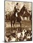 King Edward VIII with the Beaufort Hunt, 1923-null-Mounted Giclee Print