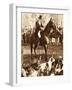 King Edward VIII with the Beaufort Hunt, 1923-null-Framed Giclee Print