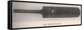 King Edward VIIs cricket bat, 1912-null-Framed Stretched Canvas