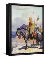 King Edward-Newell Convers Wyeth-Framed Stretched Canvas