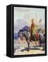 King Edward-Newell Convers Wyeth-Framed Stretched Canvas