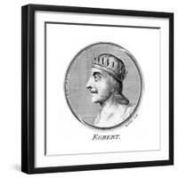 King Egbert of Wessex, First King of All England-W Lewis-Framed Giclee Print