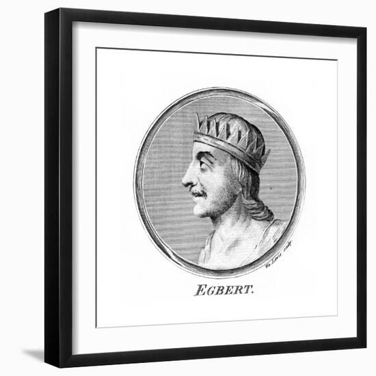 King Egbert of Wessex, First King of All England-W Lewis-Framed Giclee Print