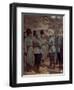 King Ferdinand I and General Avaresco Awarding Medals, World War I, Romania-null-Framed Giclee Print