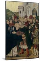 King Ferdinand I of Castile Welcomed Saint Dominic of Silos, 1478-1480-Bartolomé Bermejo-Mounted Giclee Print