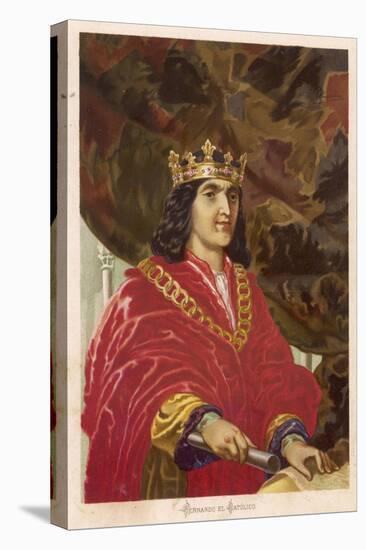 King Ferdinand II of Spain Ruled with His Wife Isabella I-Planetta-Stretched Canvas