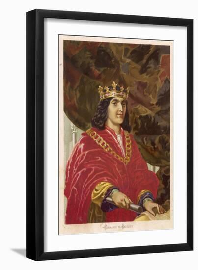 King Ferdinand II of Spain Ruled with His Wife Isabella I-Planetta-Framed Art Print