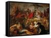 King Ferdinand of Hungary (Emperor Ferdinand III) Meets Cardinal Infant Ferdinand-Peter Paul Rubens-Framed Stretched Canvas