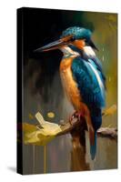 King Fisher-Vivienne Dupont-Stretched Canvas