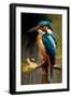 King Fisher-Vivienne Dupont-Framed Art Print