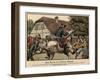 King Frederick the Great and the Schoolchildren of Potsdam-Carl Rochling-Framed Giclee Print