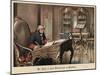 King Frederick the Great of Prussia in His Study at Sanssouci-Richard Knoetel-Mounted Giclee Print