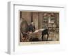 King Frederick the Great of Prussia in His Study at Sanssouci-Richard Knoetel-Framed Giclee Print