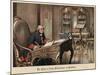 King Frederick the Great of Prussia in His Study at Sanssouci-Richard Knoetel-Mounted Giclee Print