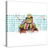 King Frog-Lucy Cloud-Stretched Canvas