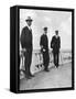 King George I of Greece with Commodore Keppel and Lord Howe, Corfu, Greece, 1908-null-Framed Stretched Canvas