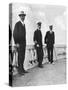 King George I of Greece with Commodore Keppel and Lord Howe, Corfu, Greece, 1908-null-Stretched Canvas