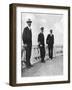 King George I of Greece with Commodore Keppel and Lord Howe, Corfu, Greece, 1908-null-Framed Giclee Print