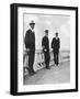 King George I of Greece with Commodore Keppel and Lord Howe, Corfu, Greece, 1908-null-Framed Giclee Print