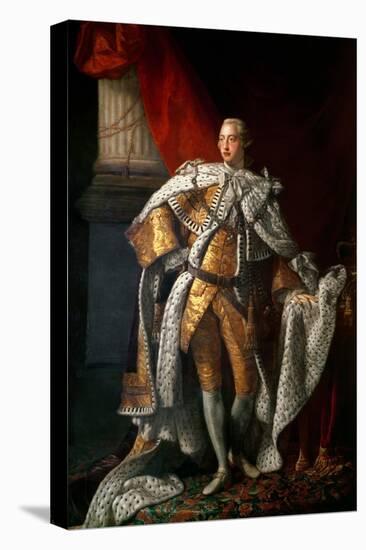King George III (1738-1820) C.1762-64-Allan Ramsay-Stretched Canvas