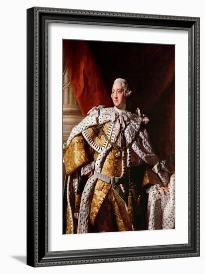 King George Iii, c.1762-64-Allan Ramsay-Framed Giclee Print