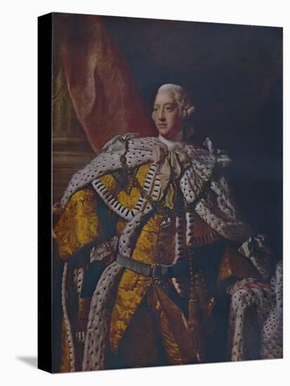 'King George III', c1761-1762-Allan Ramsay-Stretched Canvas