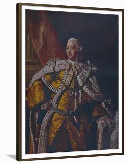 'King George III', c1761-1762-Allan Ramsay-Framed Premium Giclee Print