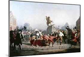 King George III Statue, 1776-William Walcutt-Mounted Giclee Print