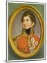 King George IV of England Reigned 1820-1830-Henry Bone-Mounted Art Print